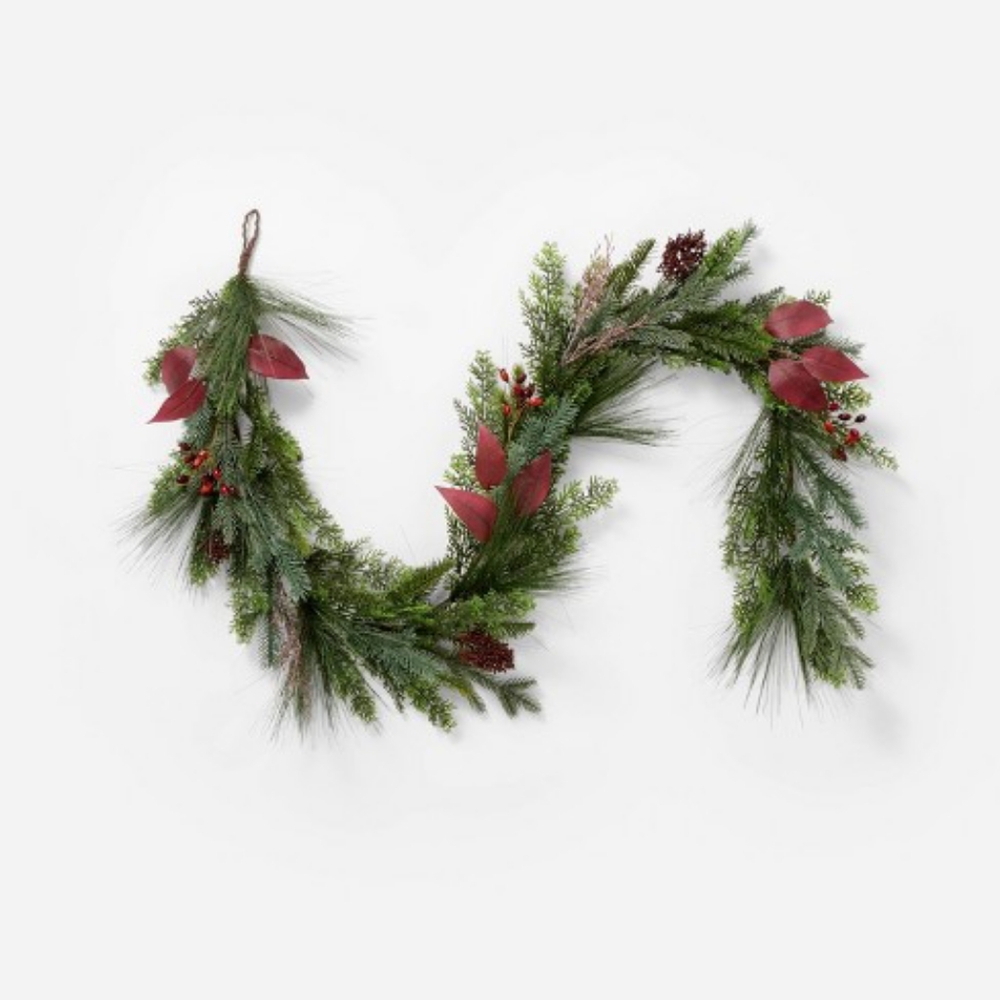 Pine Eucalyptus Cypress Artificial Garland- Threshold designed with Studio McGee